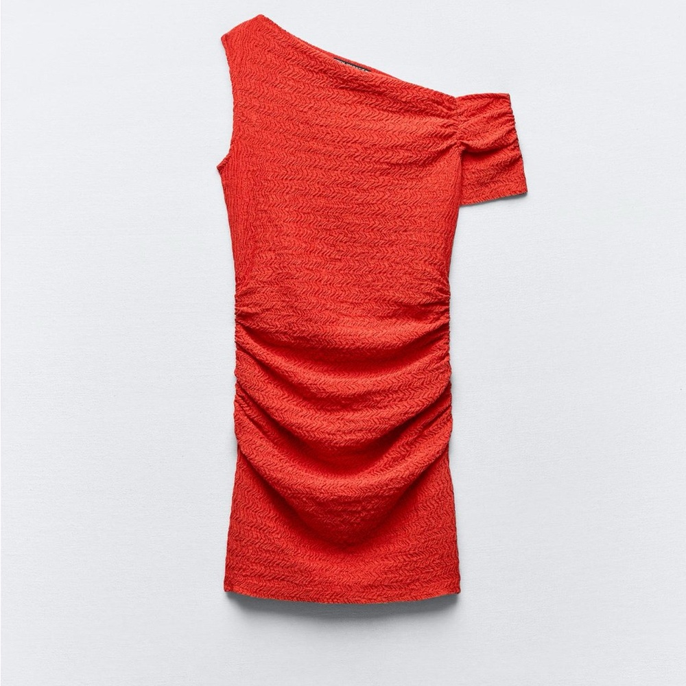 Zara red dress
